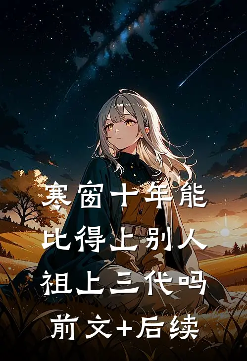 寒窗十年能比得上别人祖上三代吗前文+后续