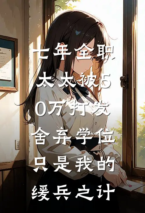 七年全职太太被50万打发，舍弃学位只是我的缓兵之计