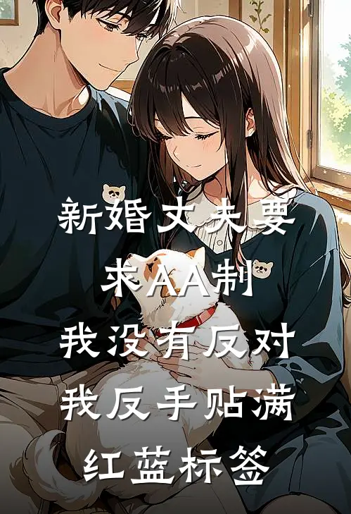 新婚丈夫要求AA制，我没有反对，我反手贴满红蓝标签