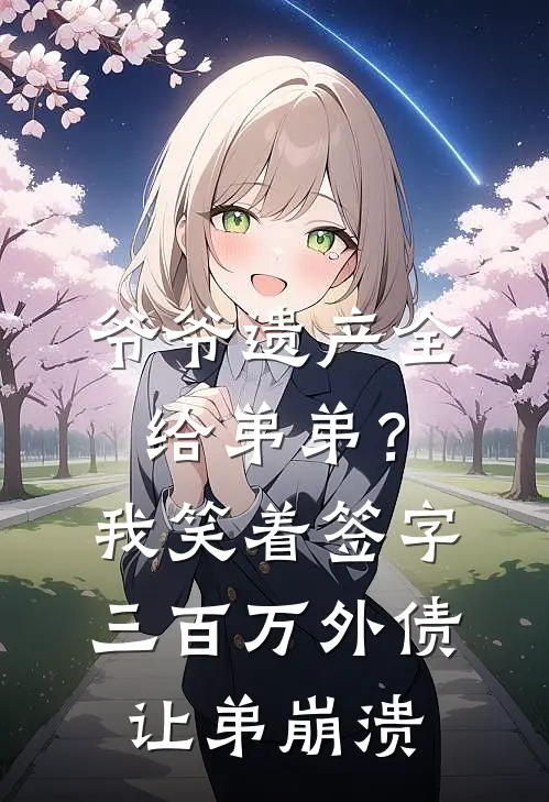 爷爷遗产全给弟弟？我笑着签字，三百万外债让弟崩溃
