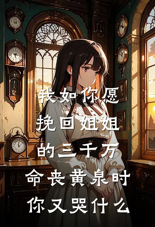 我如你愿挽回姐姐的三千万，命丧黄泉时你又哭什么