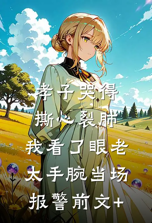 孝子哭得撕心裂肺，我看了眼老太手腕当场报警前文+