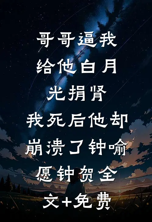 哥哥逼我给他白月光捐肾，我死后他却崩溃了钟喻愿钟贺全文+免费