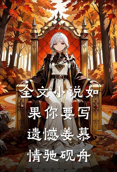 全文小说如果你要写遗憾姜慕情驰砚舟