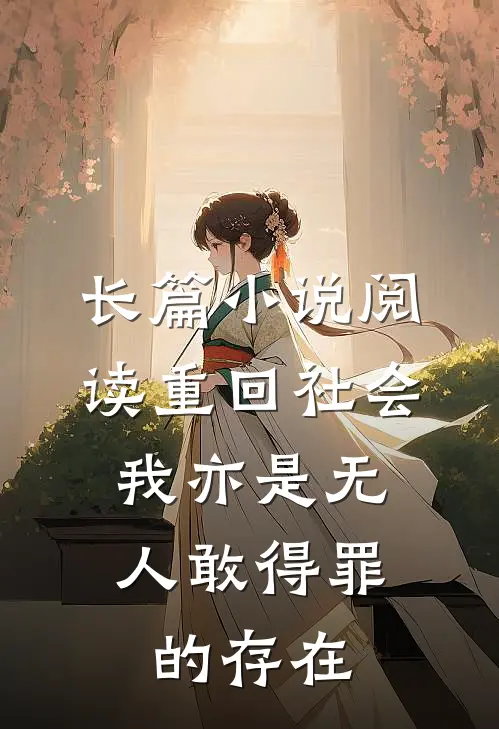 长篇小说阅读重回社会，我亦是无人敢得罪的存在