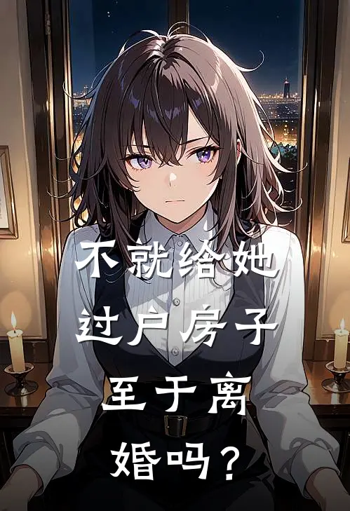 不就给她过户房子，至于离婚吗？