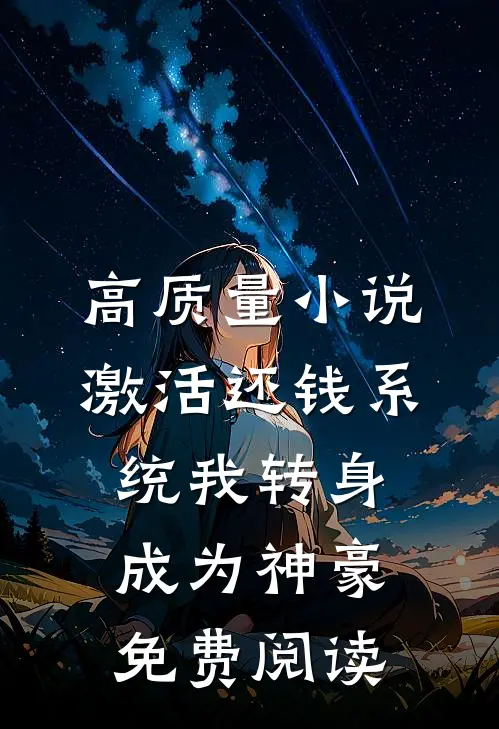 高质量小说激活还钱系统我转身成为神豪免费阅读