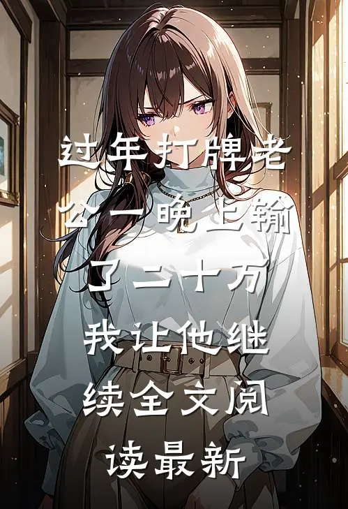 过年打牌老公一晚上输了二十万，我让他继续全文阅读最新