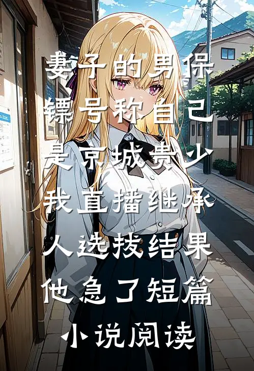 妻子的男保镖号称自己是京城贵少，我直播继承人选拔结果他急了短篇小说阅读